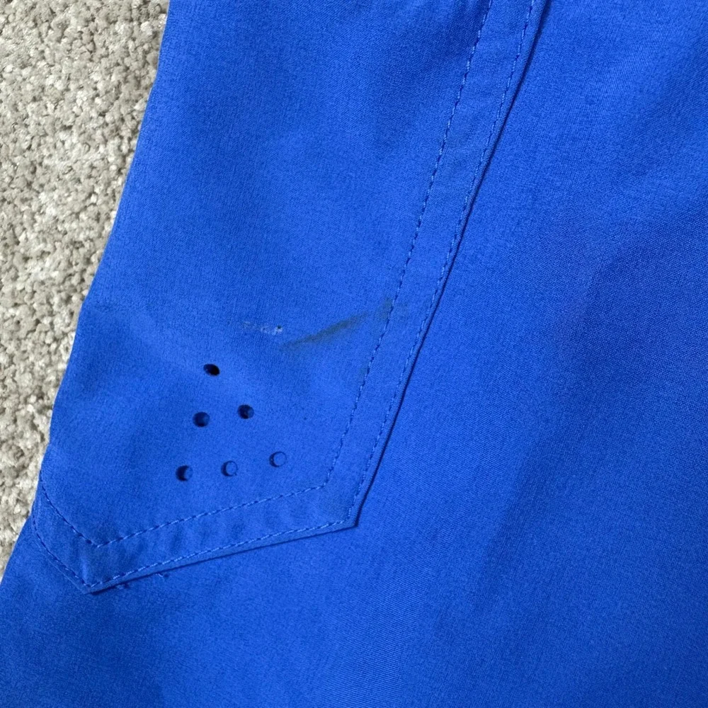 LL Bean Blue Active Shorts Womens 8 UPF 50+ Recycled Stretch Cargo 506397